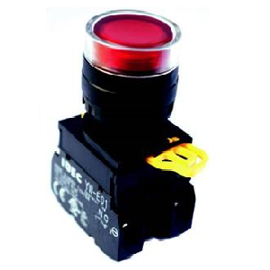 Nút nhấn có đèn, loại phẳng, nhấn giữ